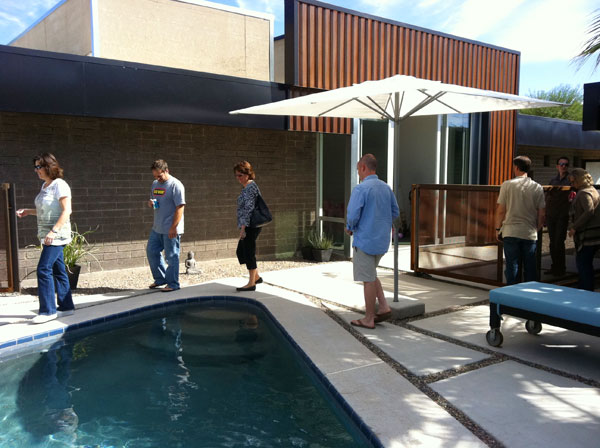 The David Residence built by JoBuilt Construction in Phoenix on the Docomomo Tour 2011