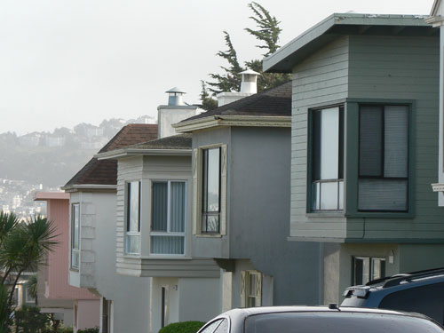 Modern Westlake suburb in San Francisco