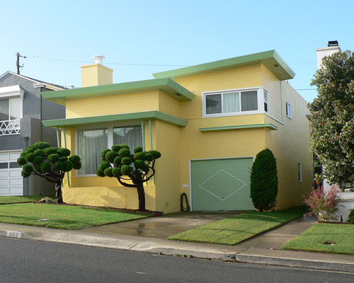 Modern Westlake suburb in San Francisco