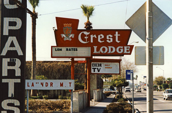 Vintage signage along Van Buren in Phoenix Arizona