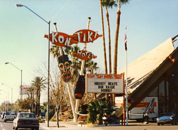 Vintage signage along Van Buren in Phoenix Arizona