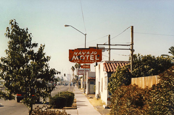 Vintage signage along Van Buren in Phoenix Arizona