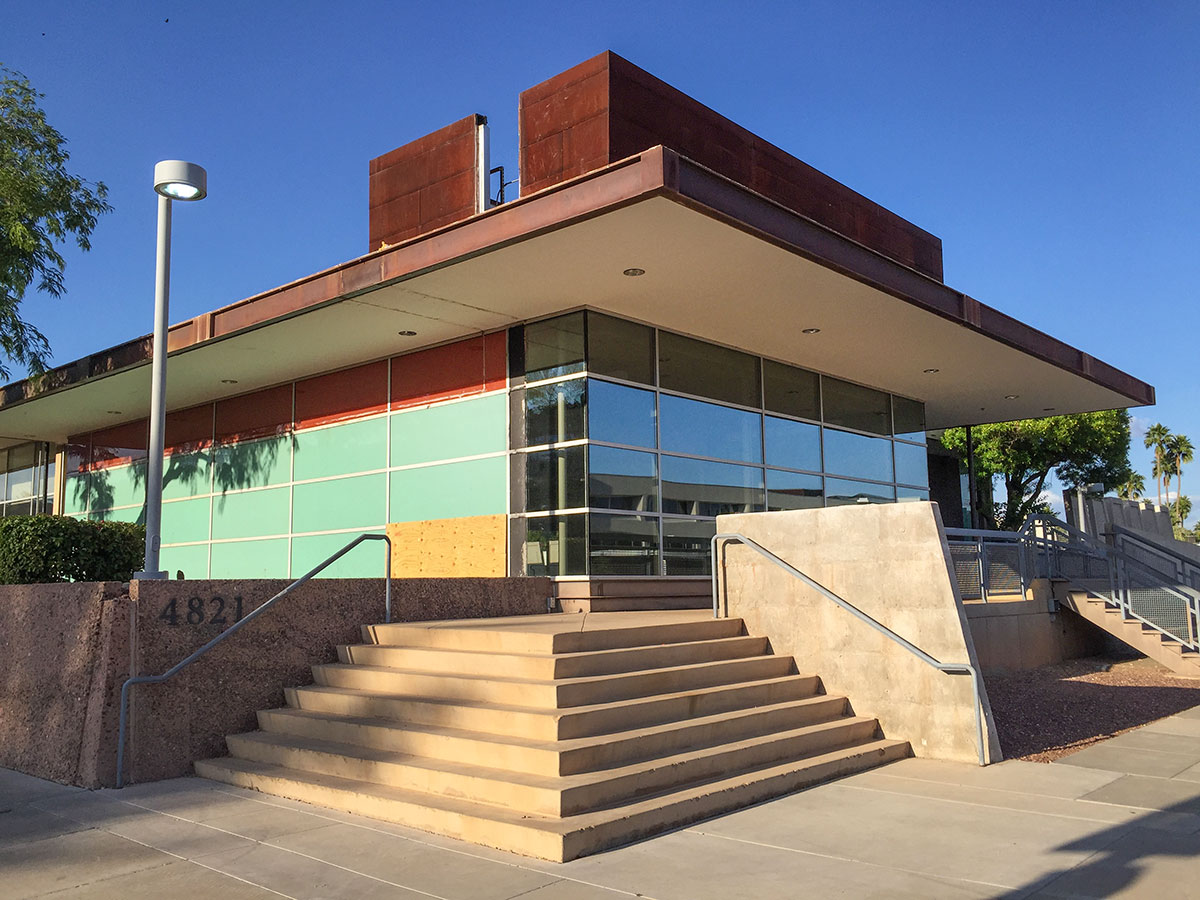 Postino Highland in Scottsdale by Weaver and Drover, Formerly a Valley National Bank