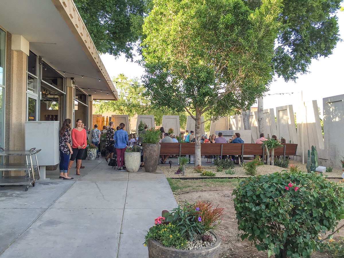 Postino Highland in Scottsdale by Weaver and Drover, Formerly a Valley National Bank