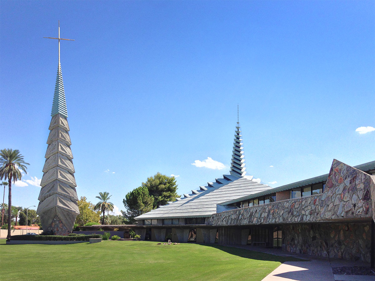 First Christian Church by Frank Lloyd Wright Modern Phoenix